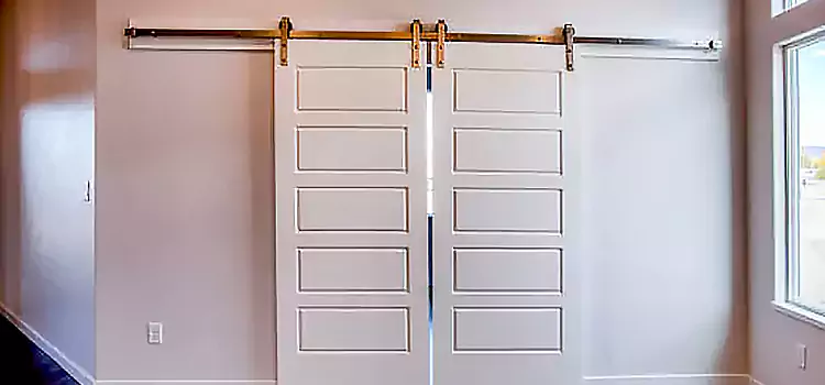 Glass Barn Door with Installation Hardware Kit Fort Lee