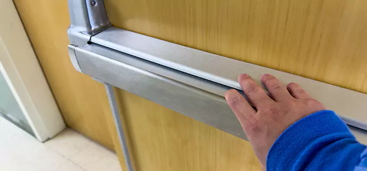 Installing a Push Bar on a Door Fort Lee